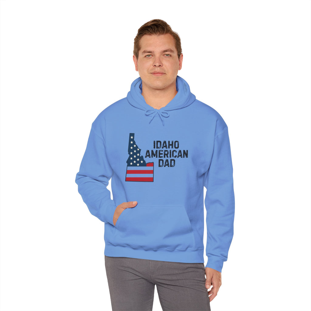 Idaho American Dad Hoodie No Sleeve Logo