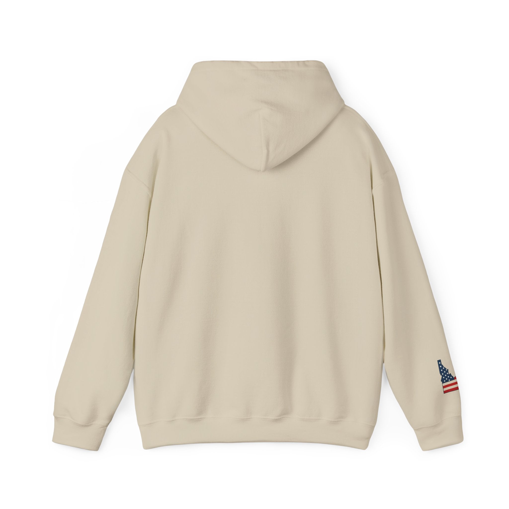 "Idaho American Patriot" Hoodie with Sleeve Logo