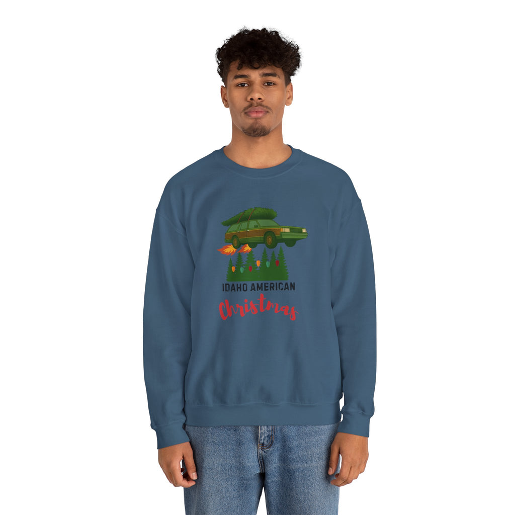 "Idaho American Christmas Holiday Vacation" Sweatshirt