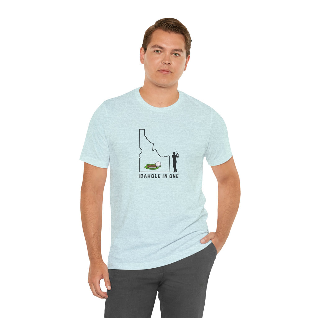 Idahole In One Men's Golf T-Shirt