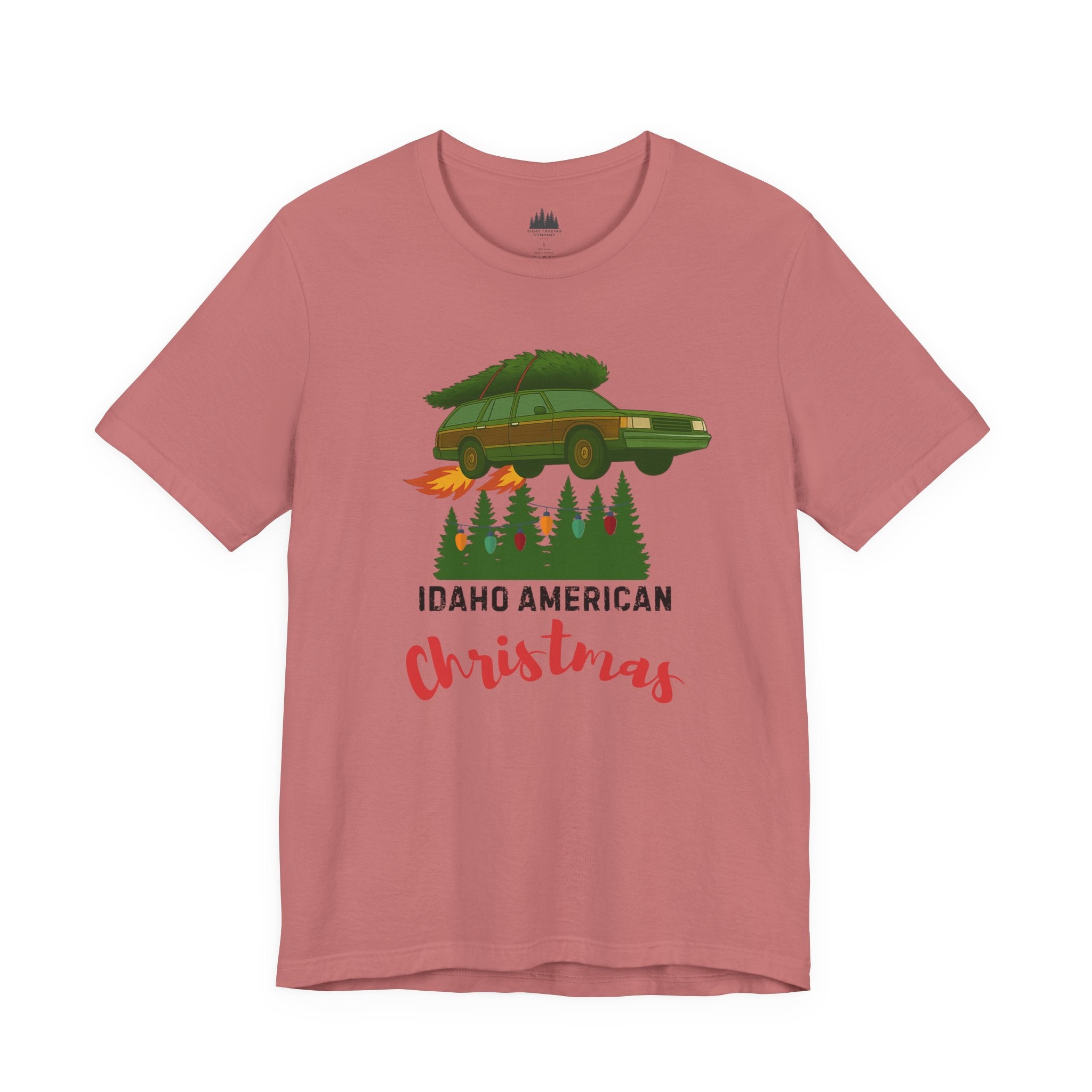 Idaho American Christmas Holiday T-Shirt