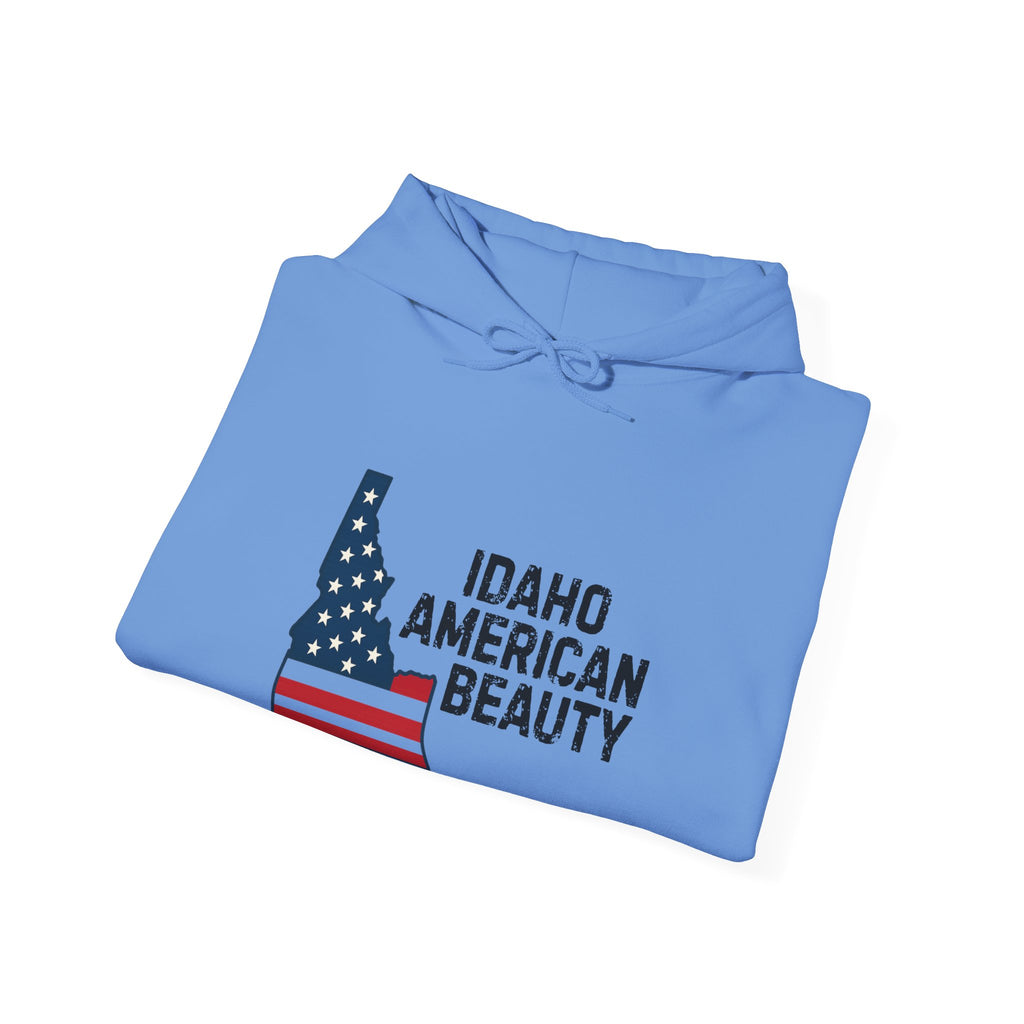 Idaho American Beauty Hoodie with No Sleeve Logo