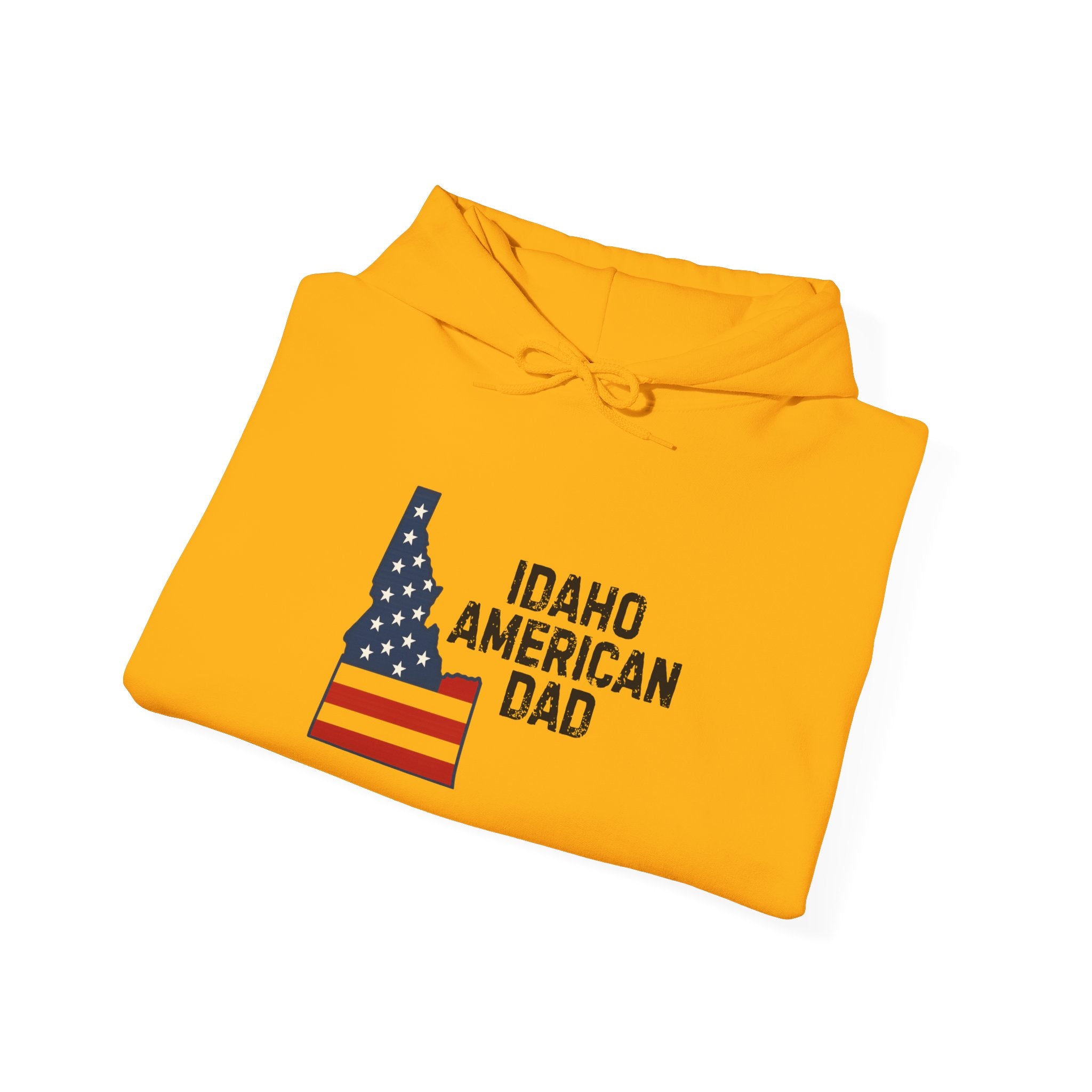 Idaho American Dad Hoodie with Sleeve Logo