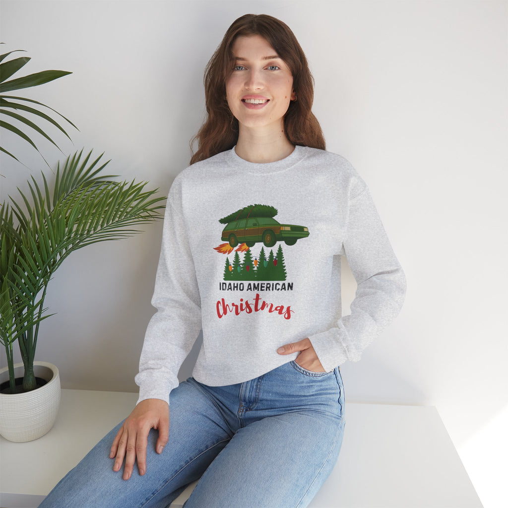 "Idaho American Christmas Holiday Vacation" Sweatshirt
