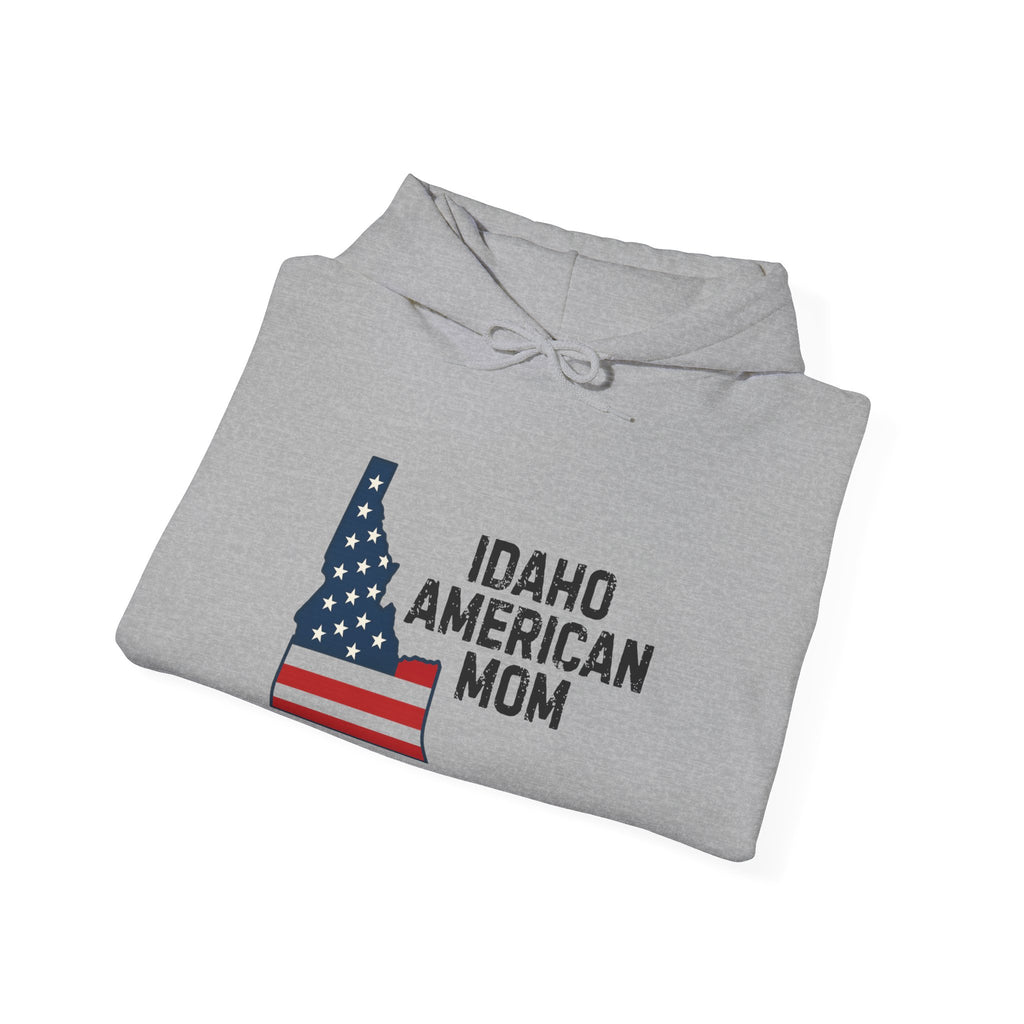 Idaho American Mom Hoodie With No Sleeve Logo