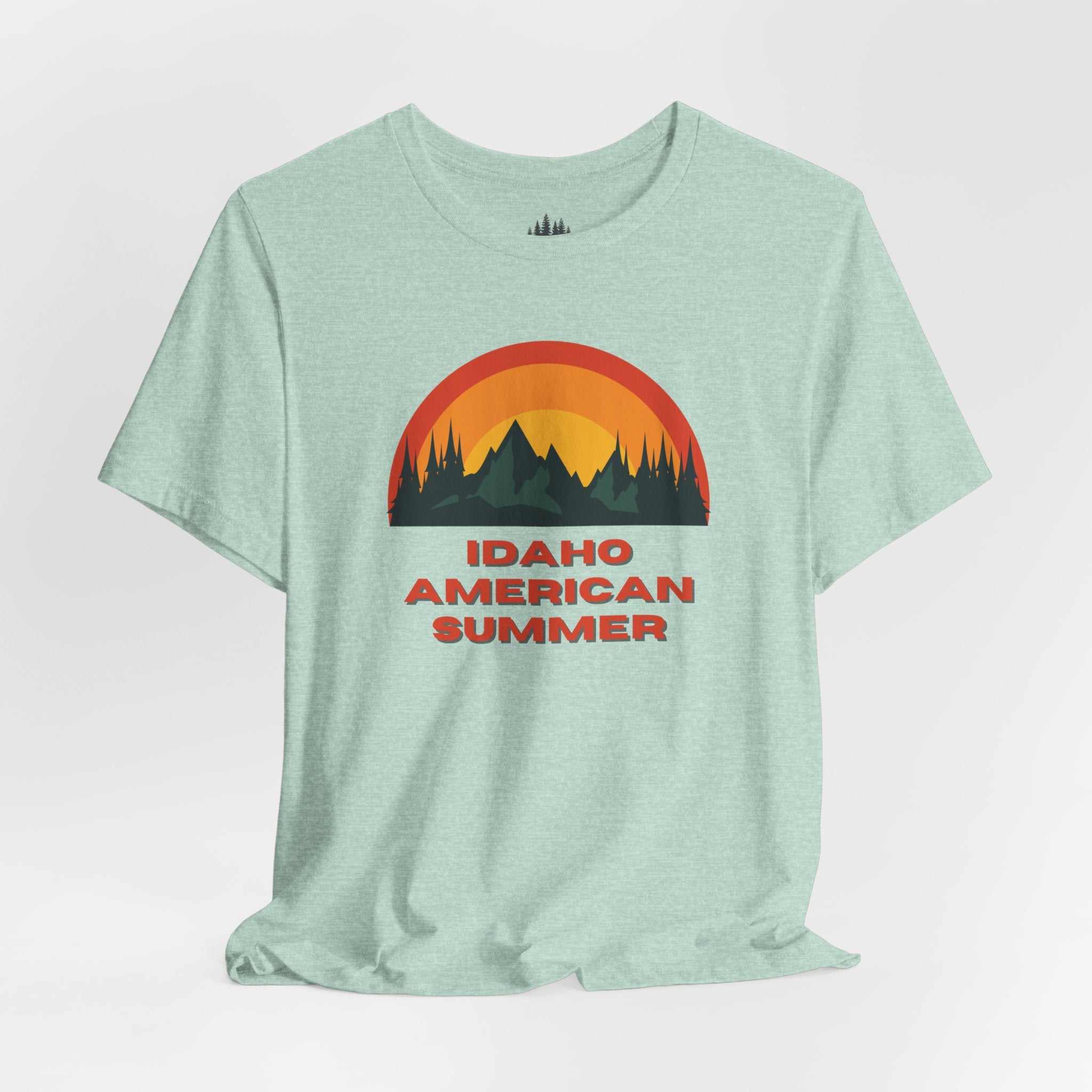 Idaho American Summer Retro T-Shirt