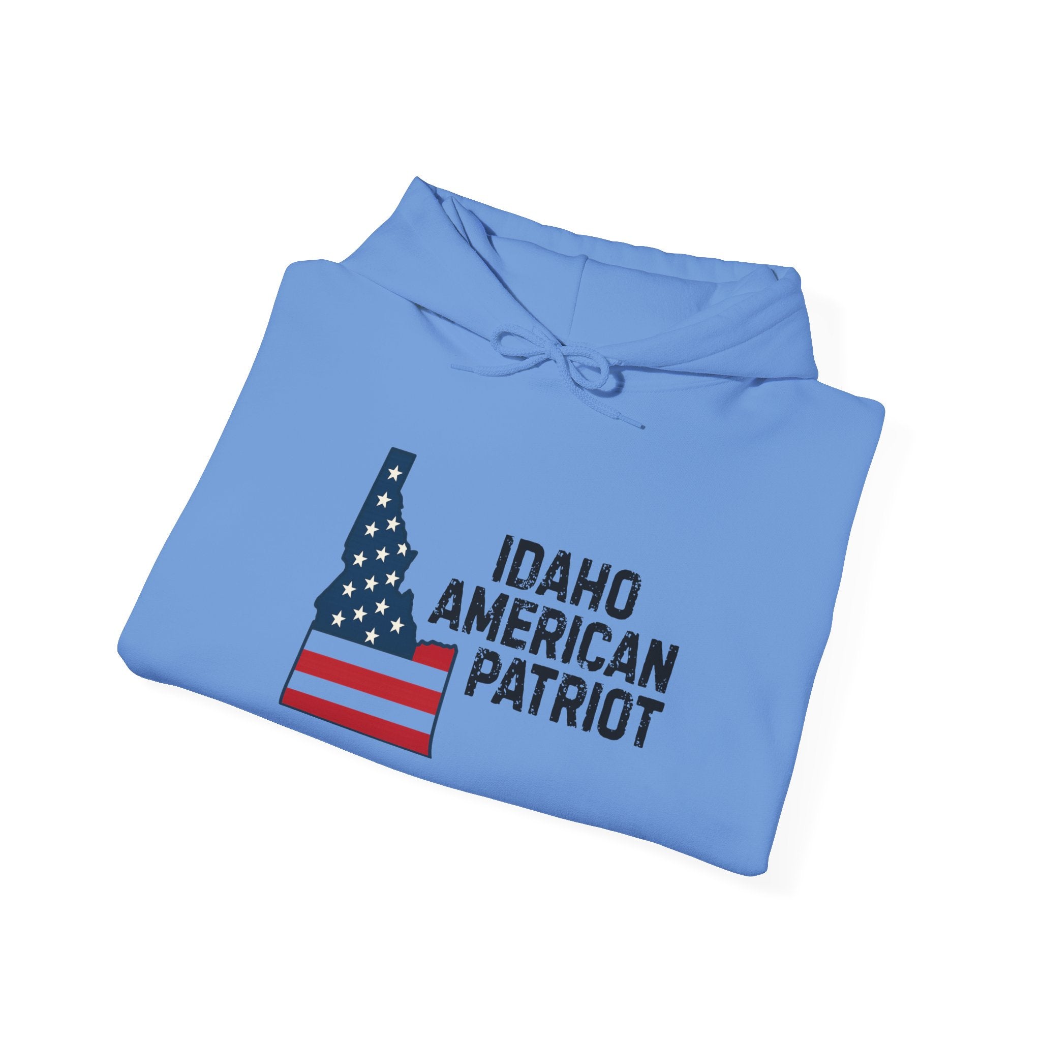 "Idaho American Patriot" Hoodie with Sleeve Logo