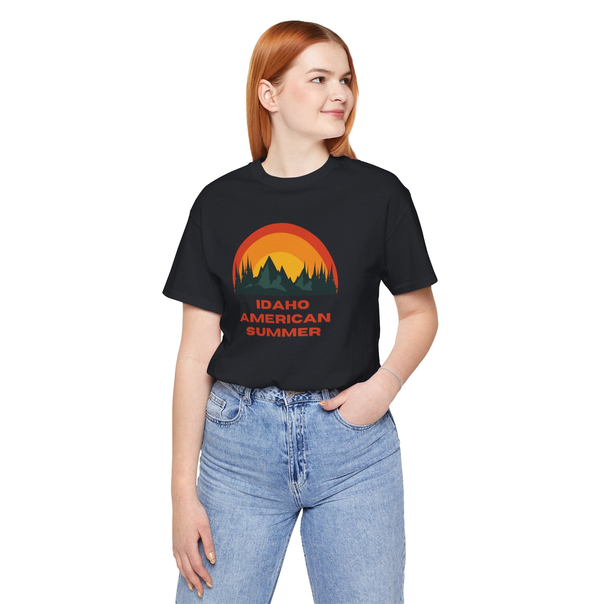 Idaho American Summer Retro T-Shirt