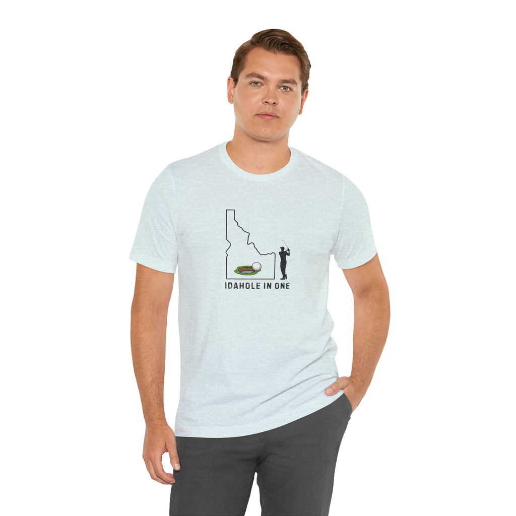 Idahole In One Men's Golf T-Shirt