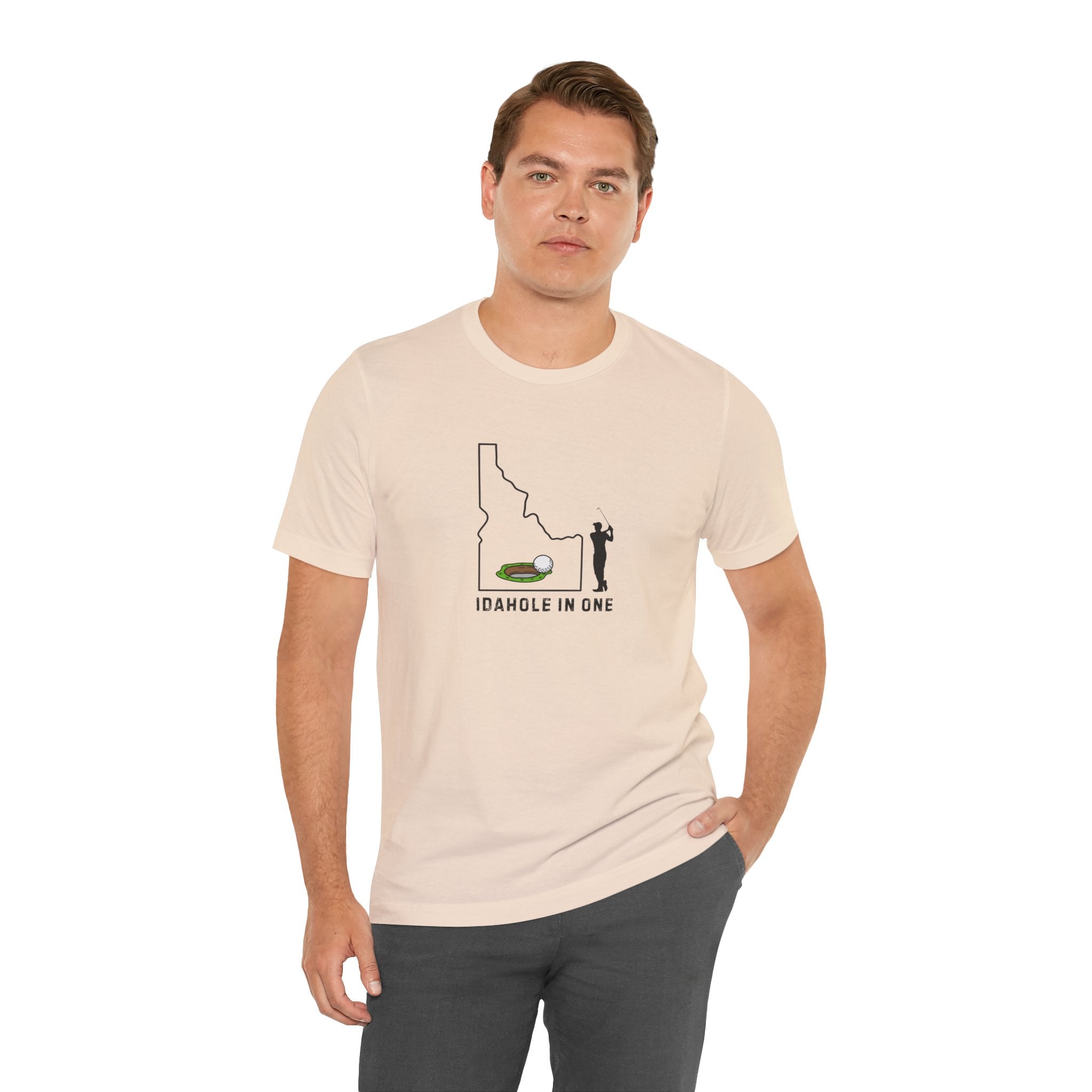 Idahole In One Men's Golf T-Shirt