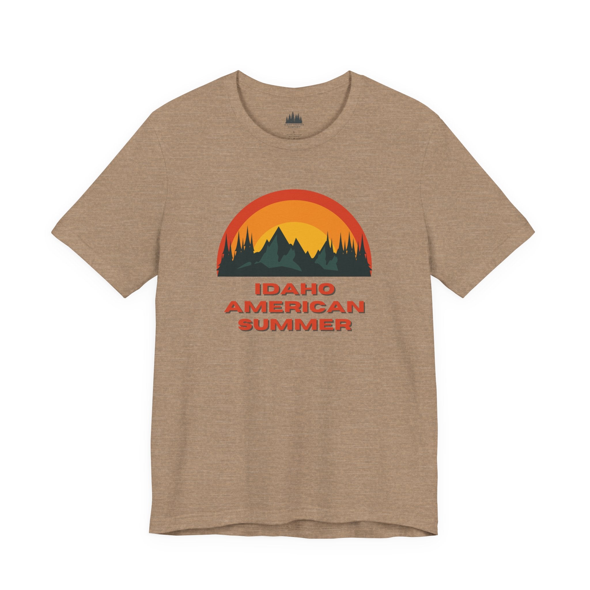 Idaho American Summer Retro T-Shirt