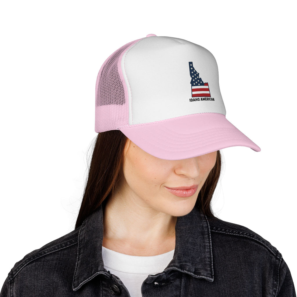 Idaho American Trucker Cap - Patriotic Mesh Hat