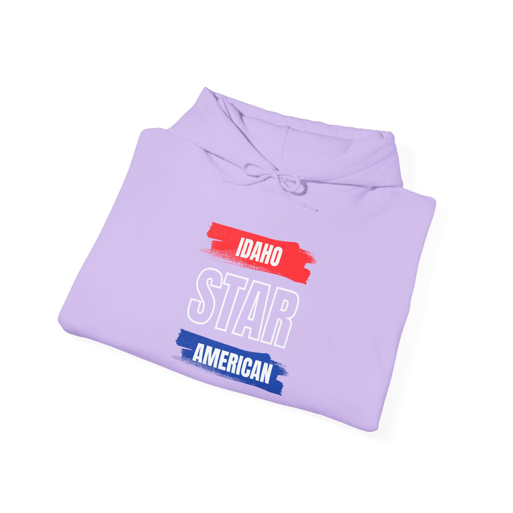 Idaho American Star Hoodie with Sleeve Logo