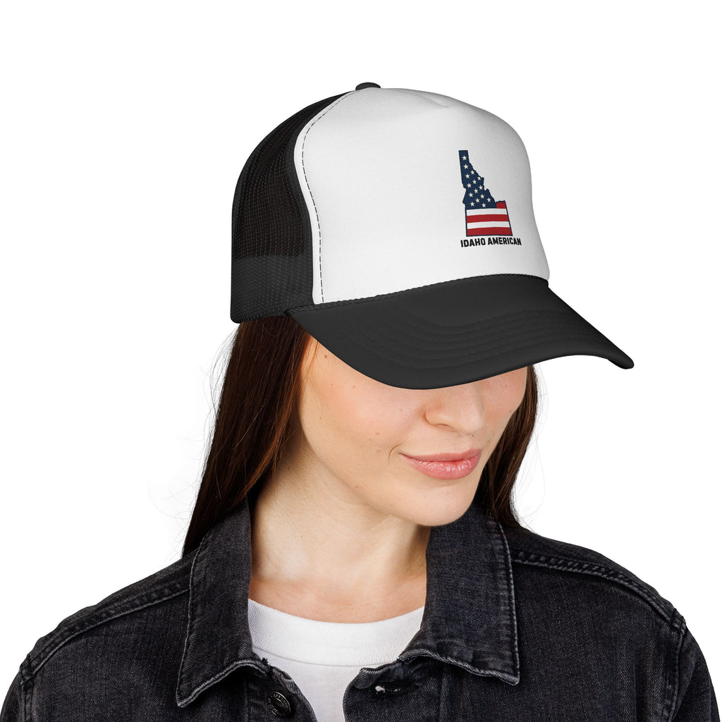 Idaho American Trucker Cap - Patriotic Mesh Hat
