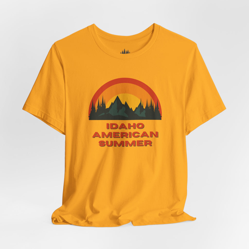 Idaho American Summer Retro T-Shirt