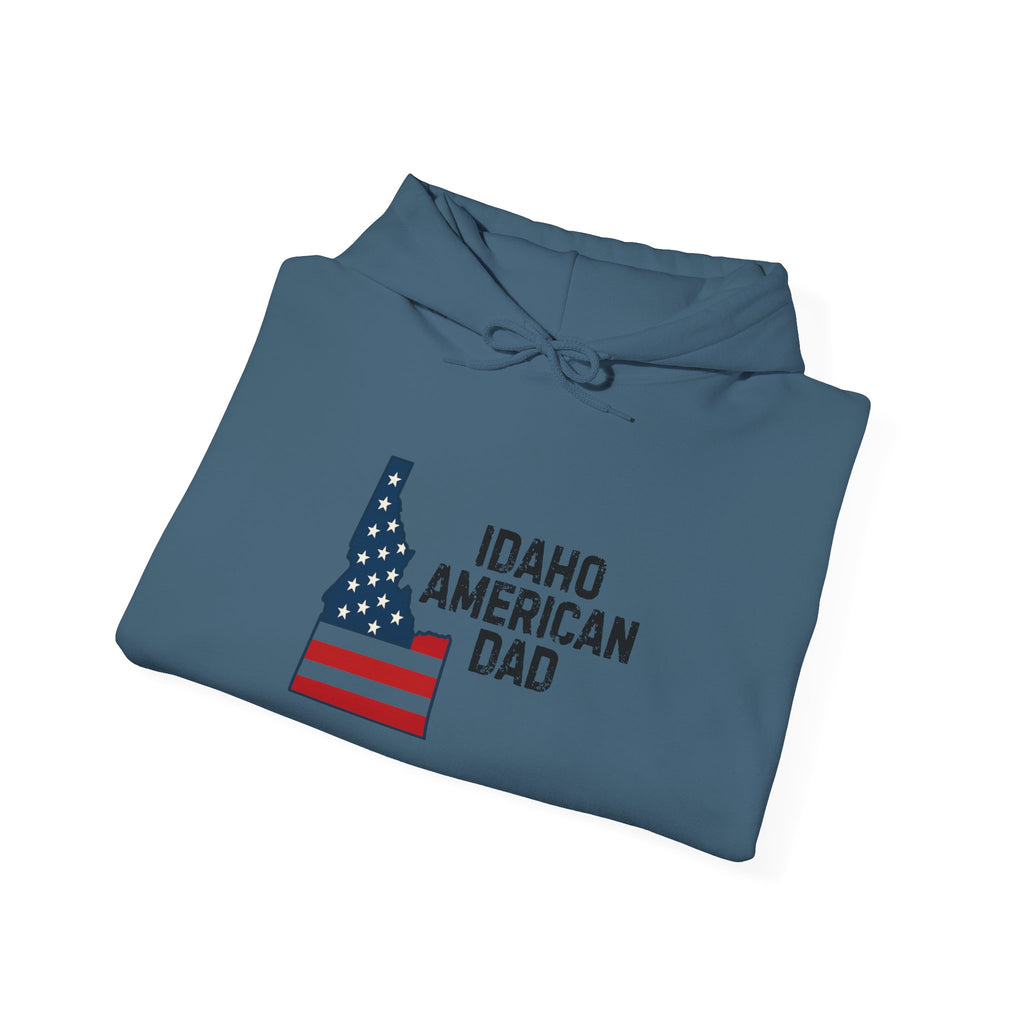Idaho American Dad Hoodie with Sleeve Logo