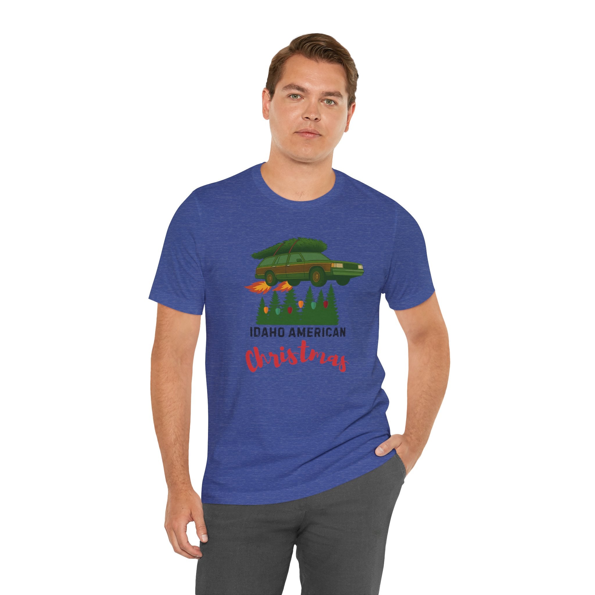 Idaho American Christmas Holiday T-Shirt