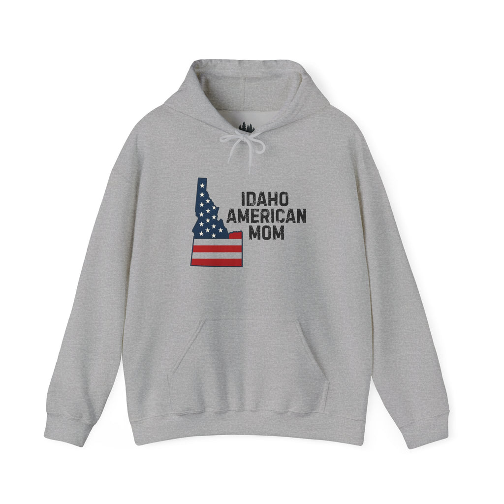 Idaho American Mom Hoodie With No Sleeve Logo