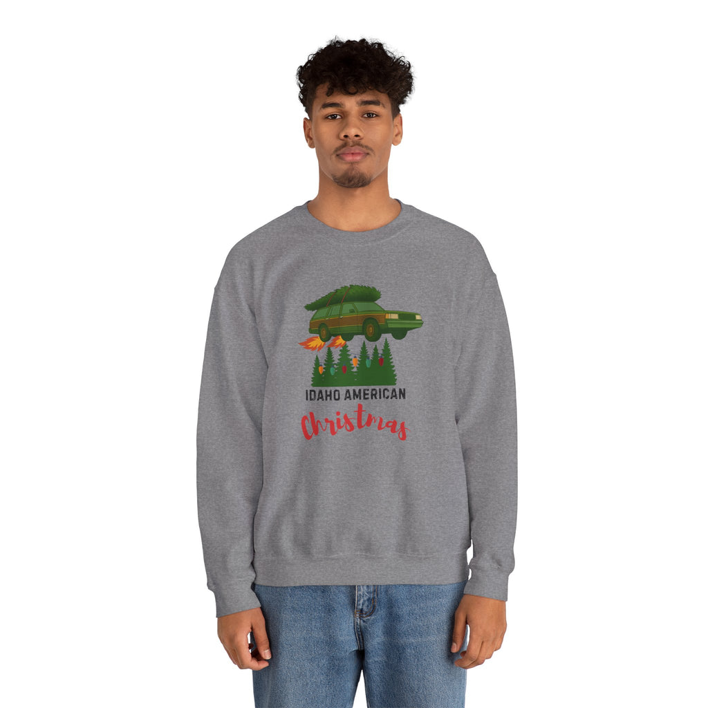 "Idaho American Christmas Holiday Vacation" Sweatshirt