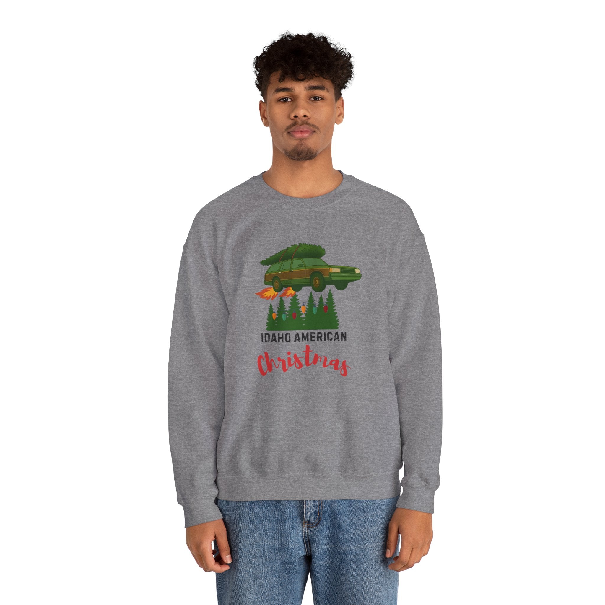 "Idaho American Christmas Holiday Vacation" Sweatshirt
