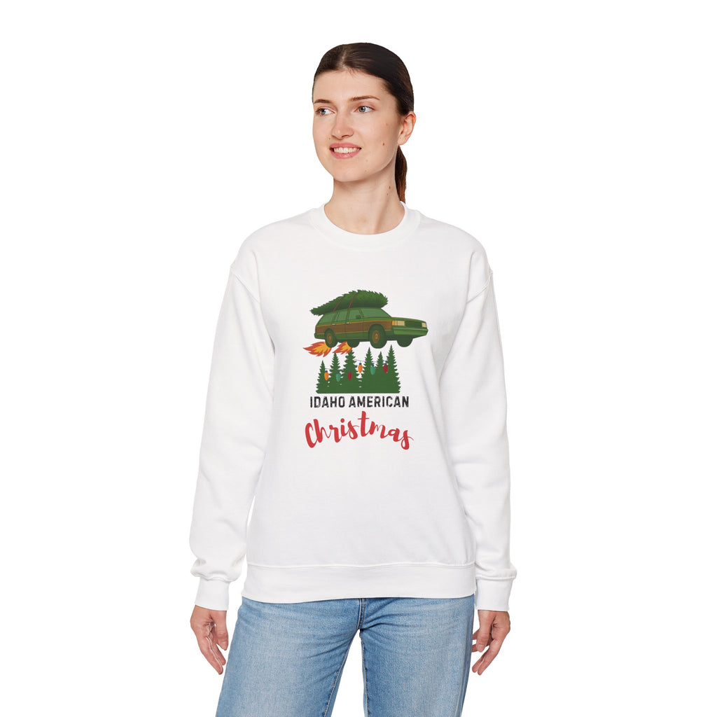 "Idaho American Christmas Holiday Vacation" Sweatshirt