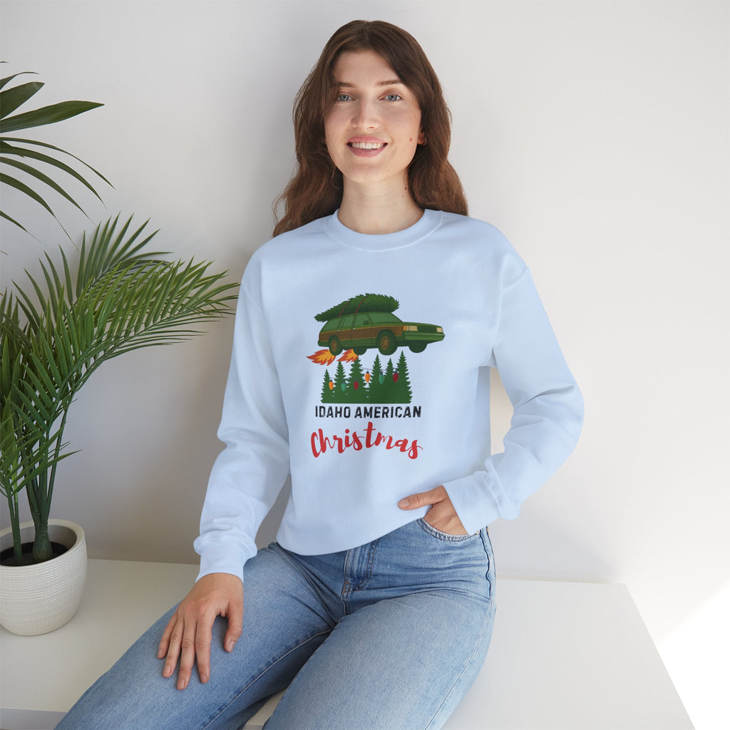 "Idaho American Christmas Holiday Vacation" Sweatshirt