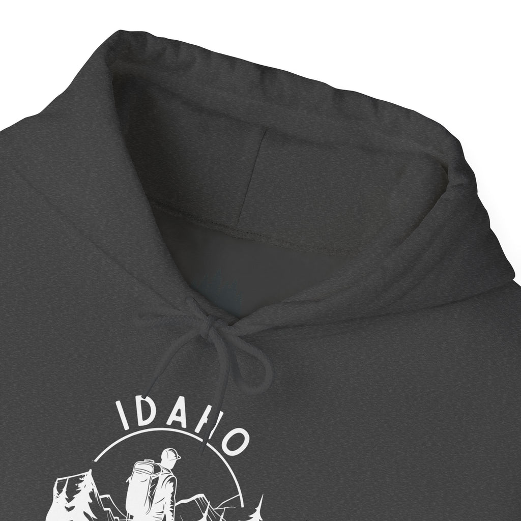 "Idaho American Patriot State of Mind" Hoodie with Sleeve Logo