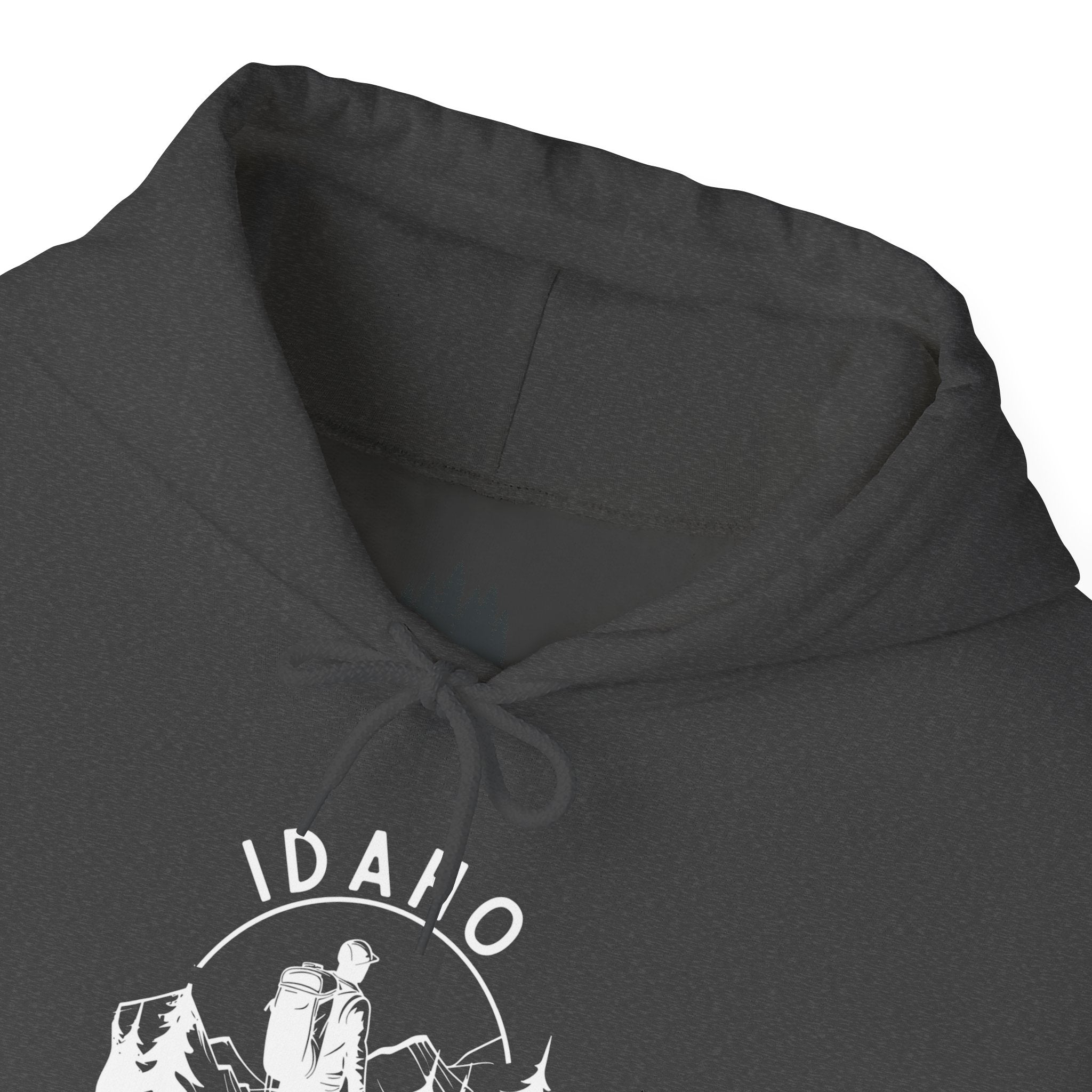 "Idaho American Patriot State of Mind" Hoodie with Sleeve Logo