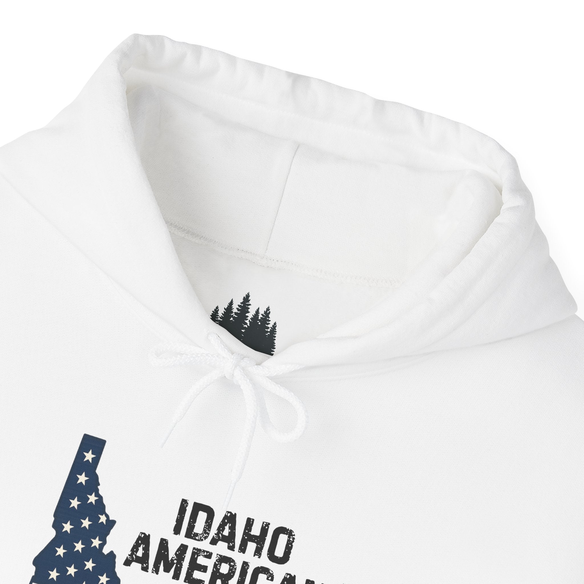 Idaho American Dad Hoodie with Sleeve Logo