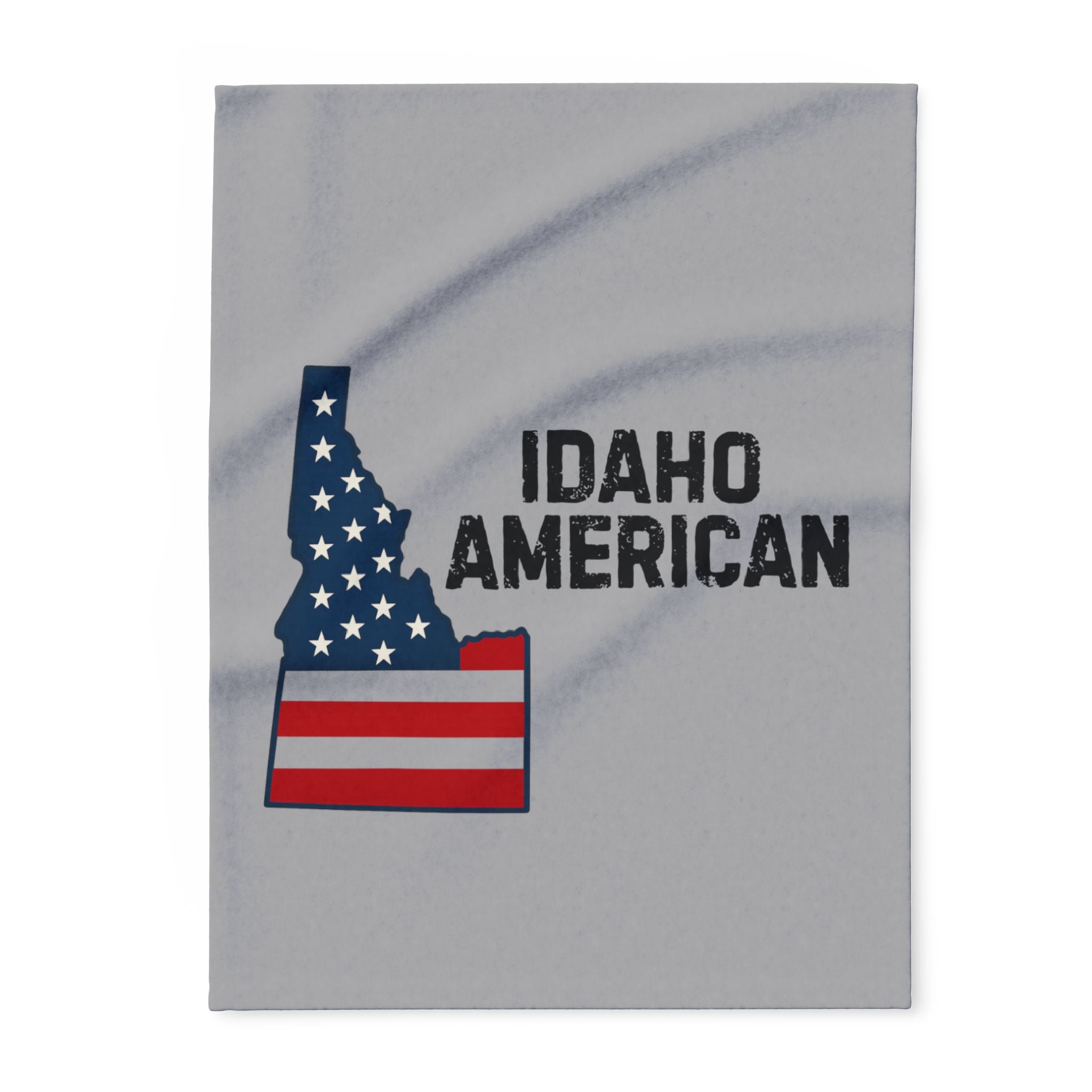 Idaho American Fleece Blanket – Patriotic Flag Throw