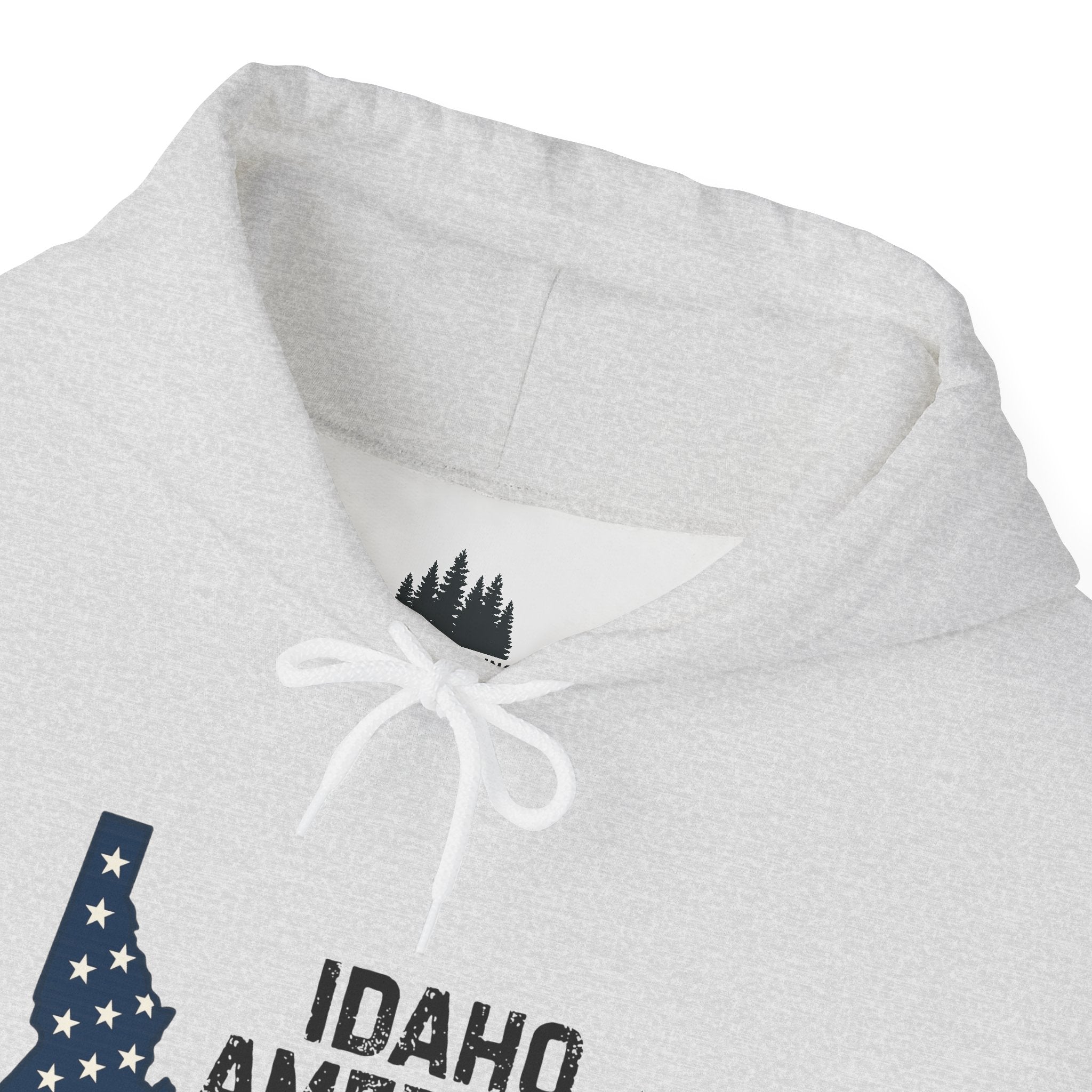 Idaho American Dad Hoodie No Sleeve Logo