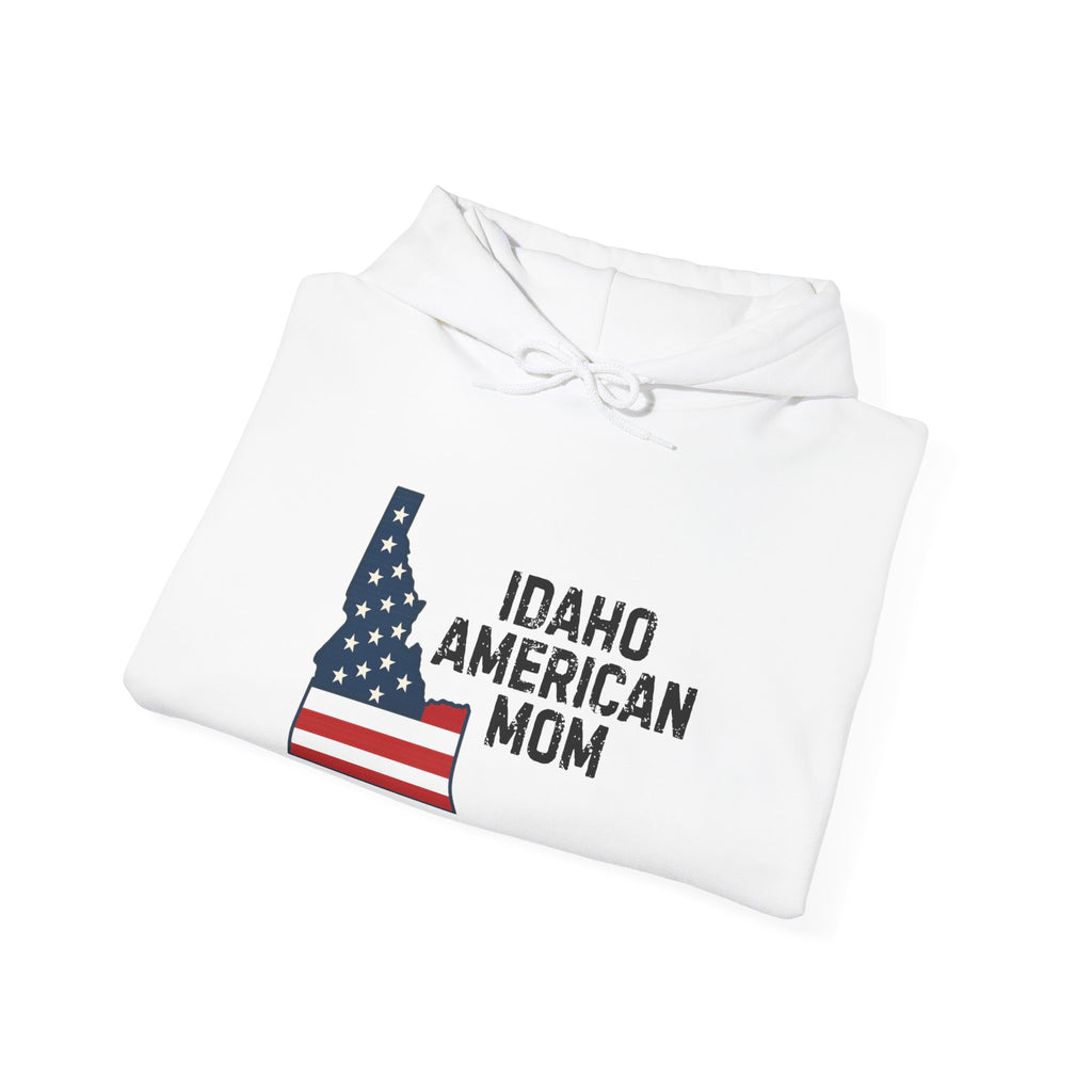 Idaho American Mom Hoodie With No Sleeve Logo