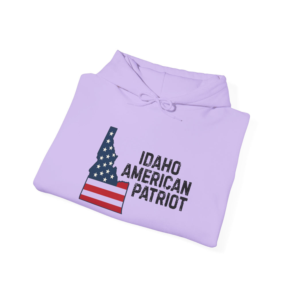 "Idaho American Patriot" Hoodie with Sleeve Logo