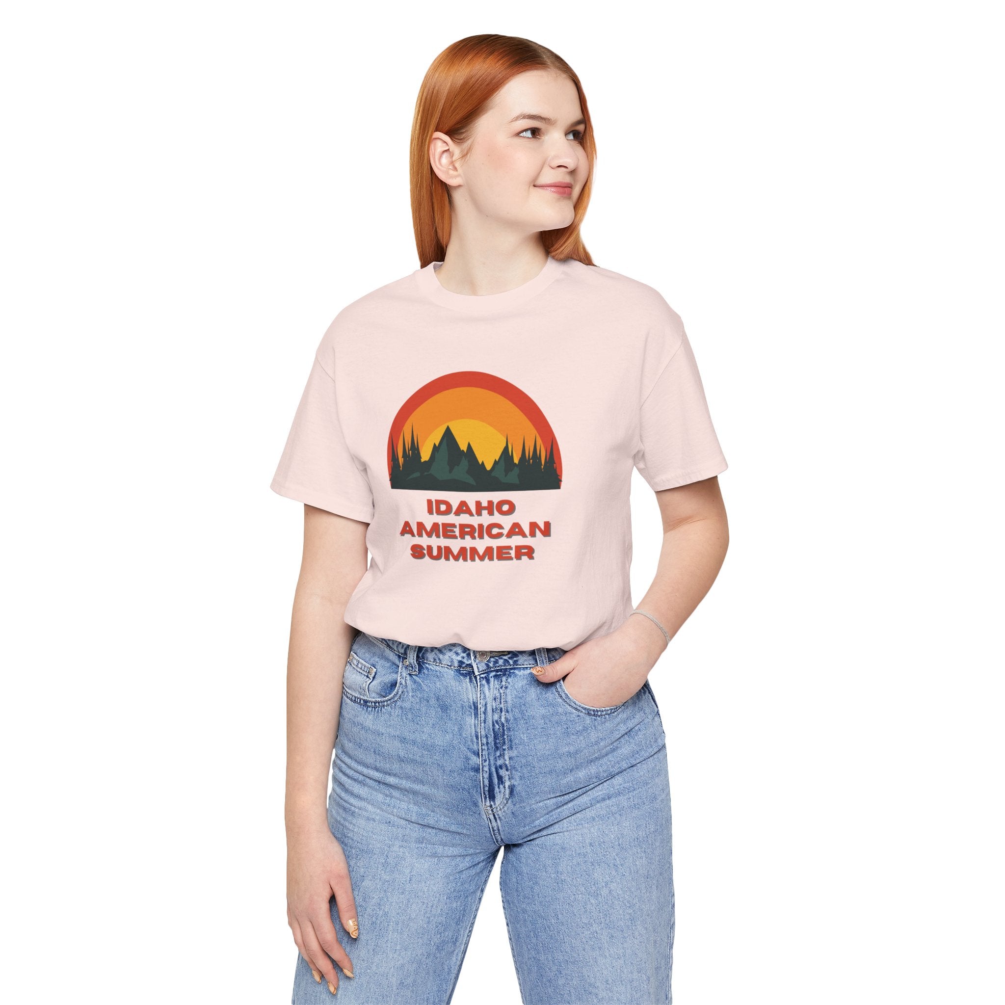 Idaho American Summer Retro T-Shirt