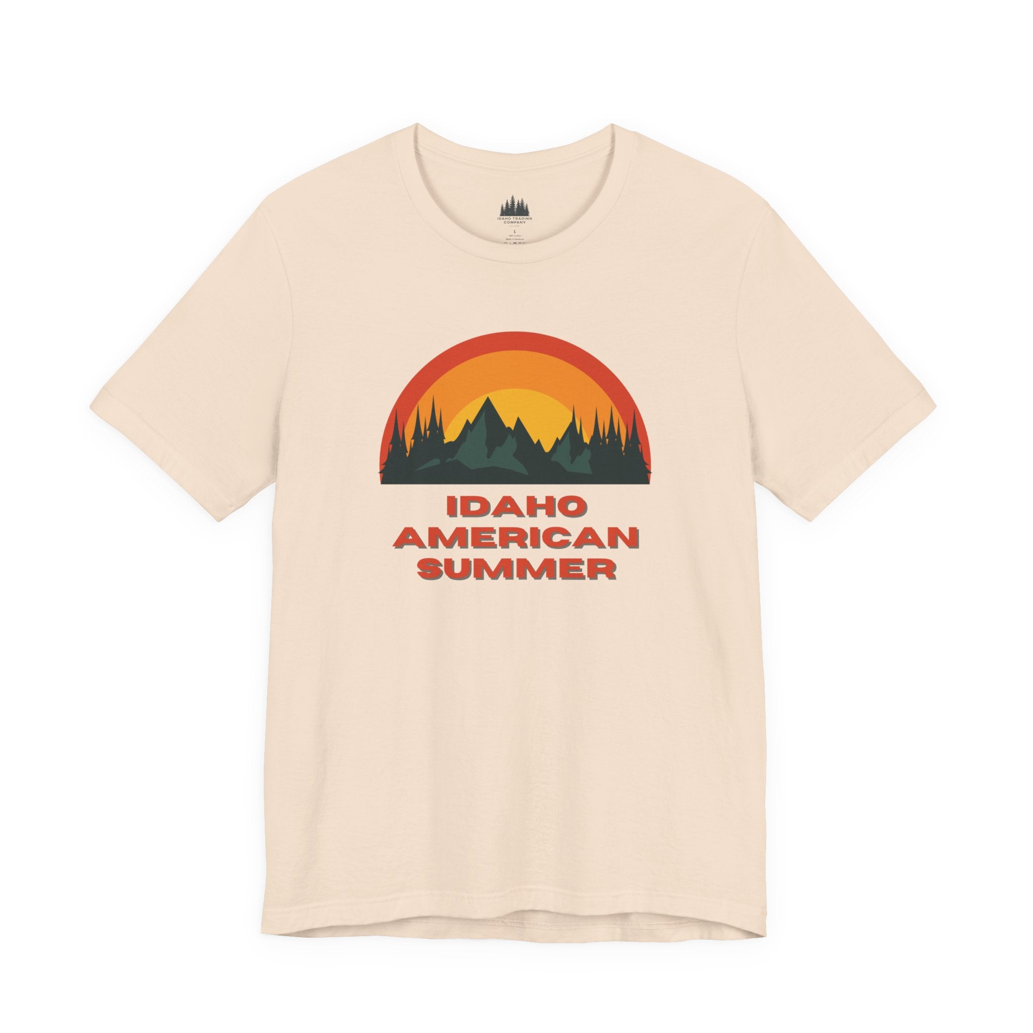 Idaho American Summer Retro T-Shirt
