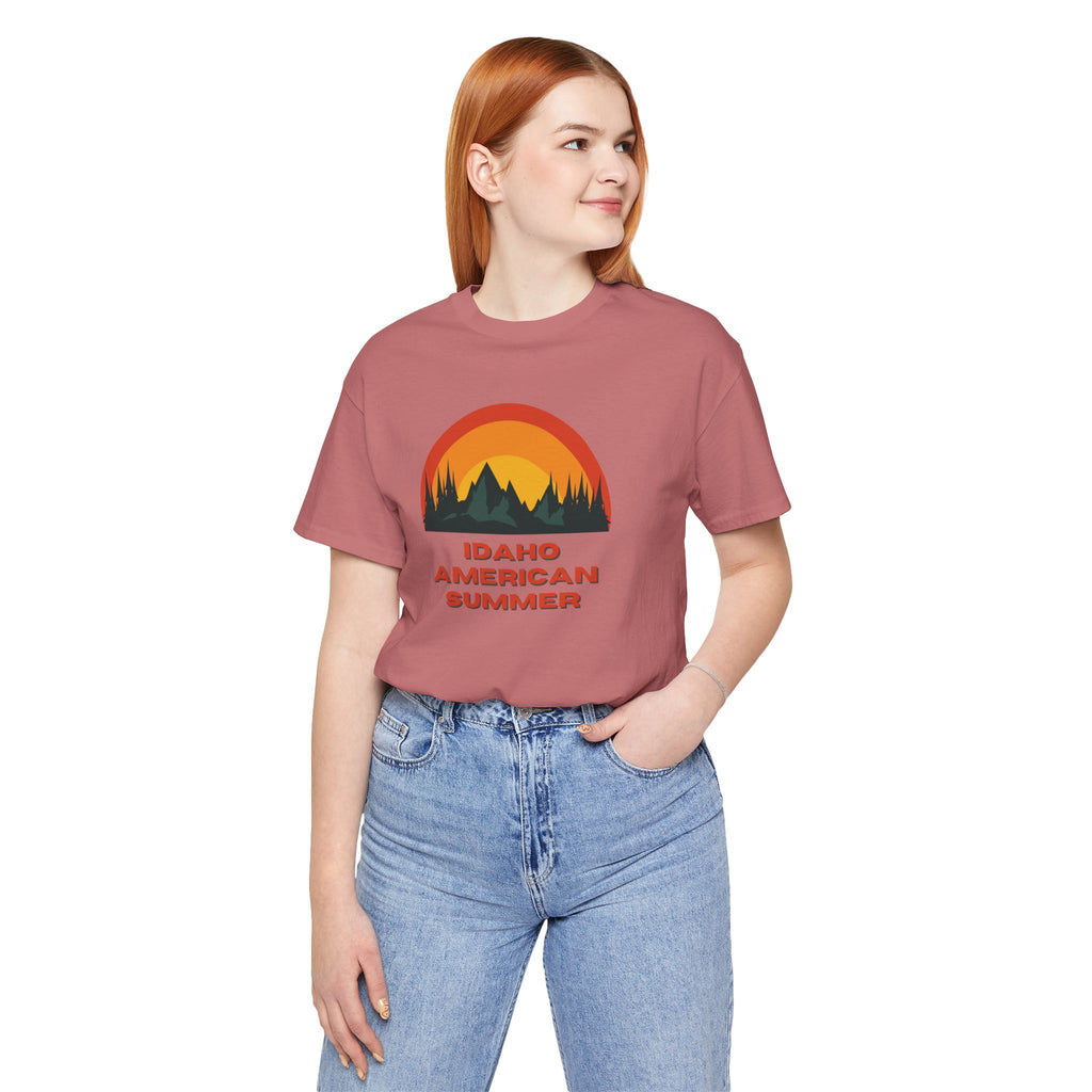 Idaho American Summer Retro T-Shirt