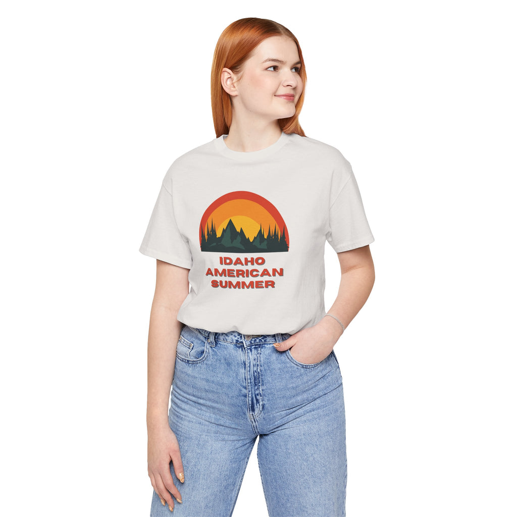Idaho American Summer Retro T-Shirt