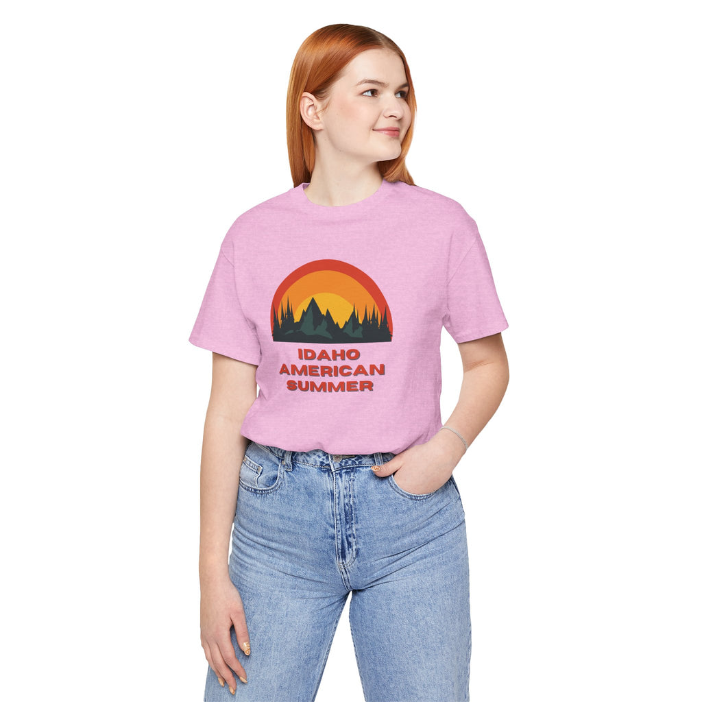 Idaho American Summer Retro T-Shirt