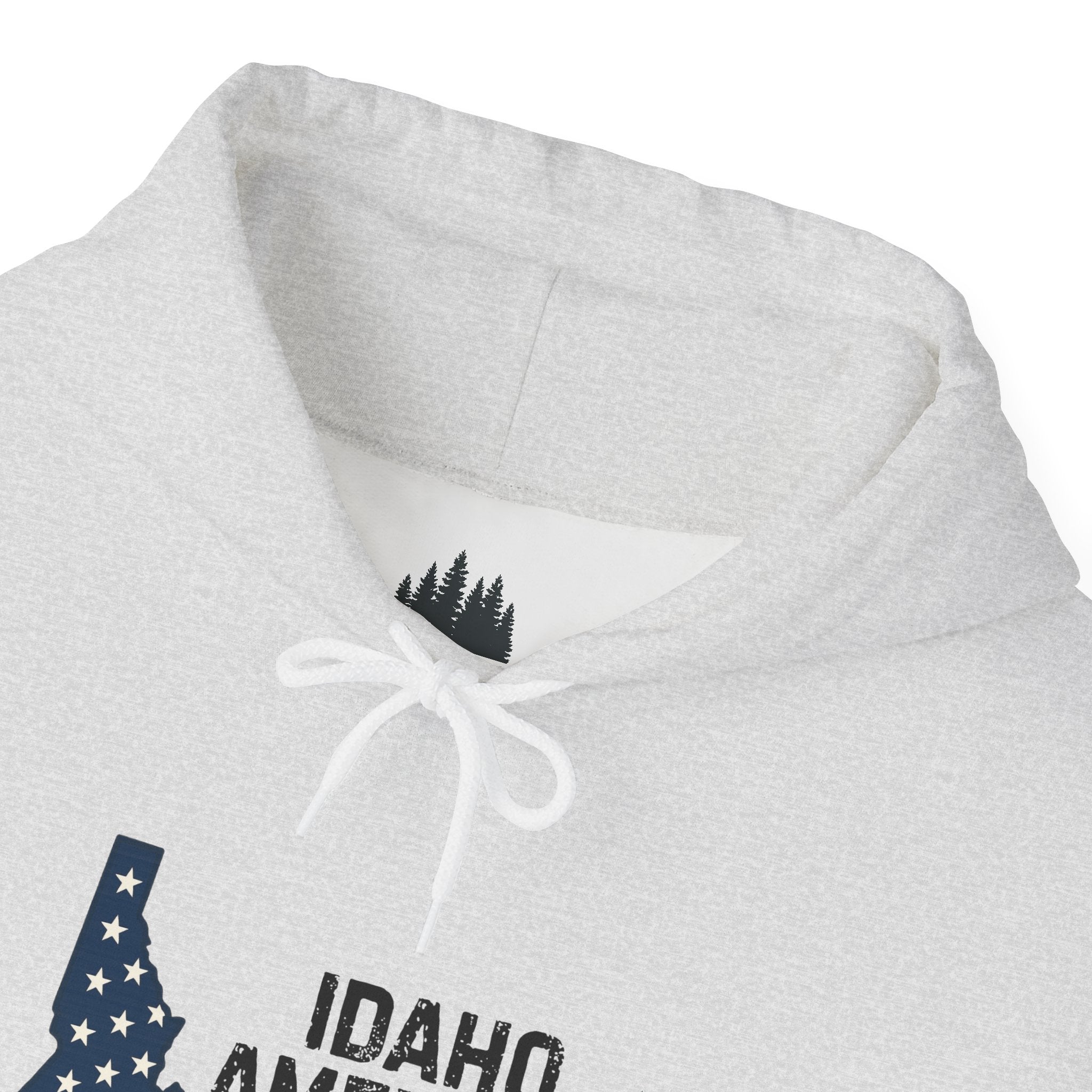Idaho American Beauty Hoodie with No Sleeve Logo