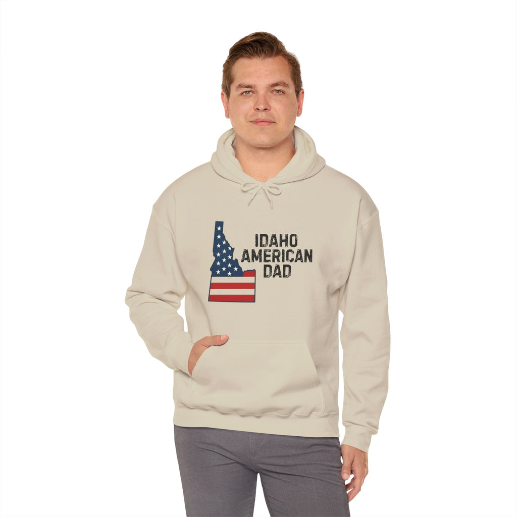 Idaho American Dad Hoodie No Sleeve Logo