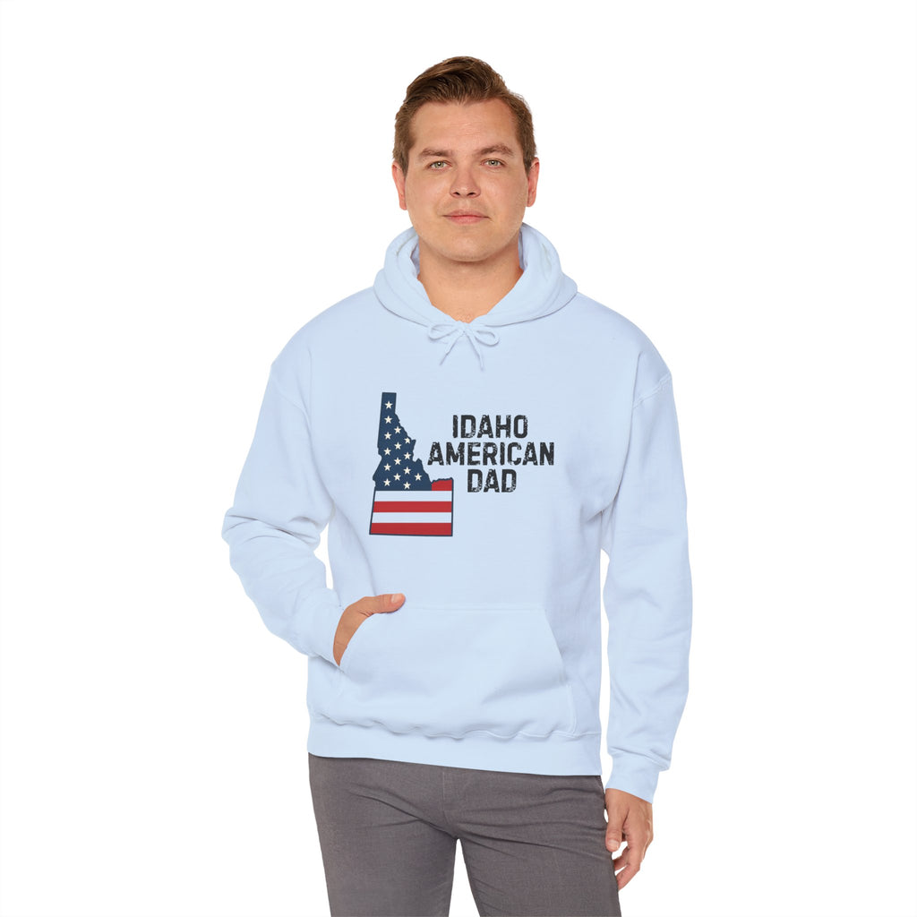 Idaho American Dad Hoodie No Sleeve Logo
