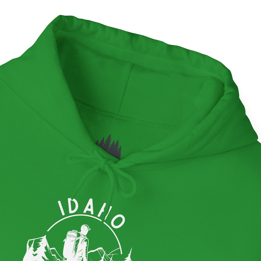"Idaho American Patriot State of Mind" Hoodie with Sleeve Logo