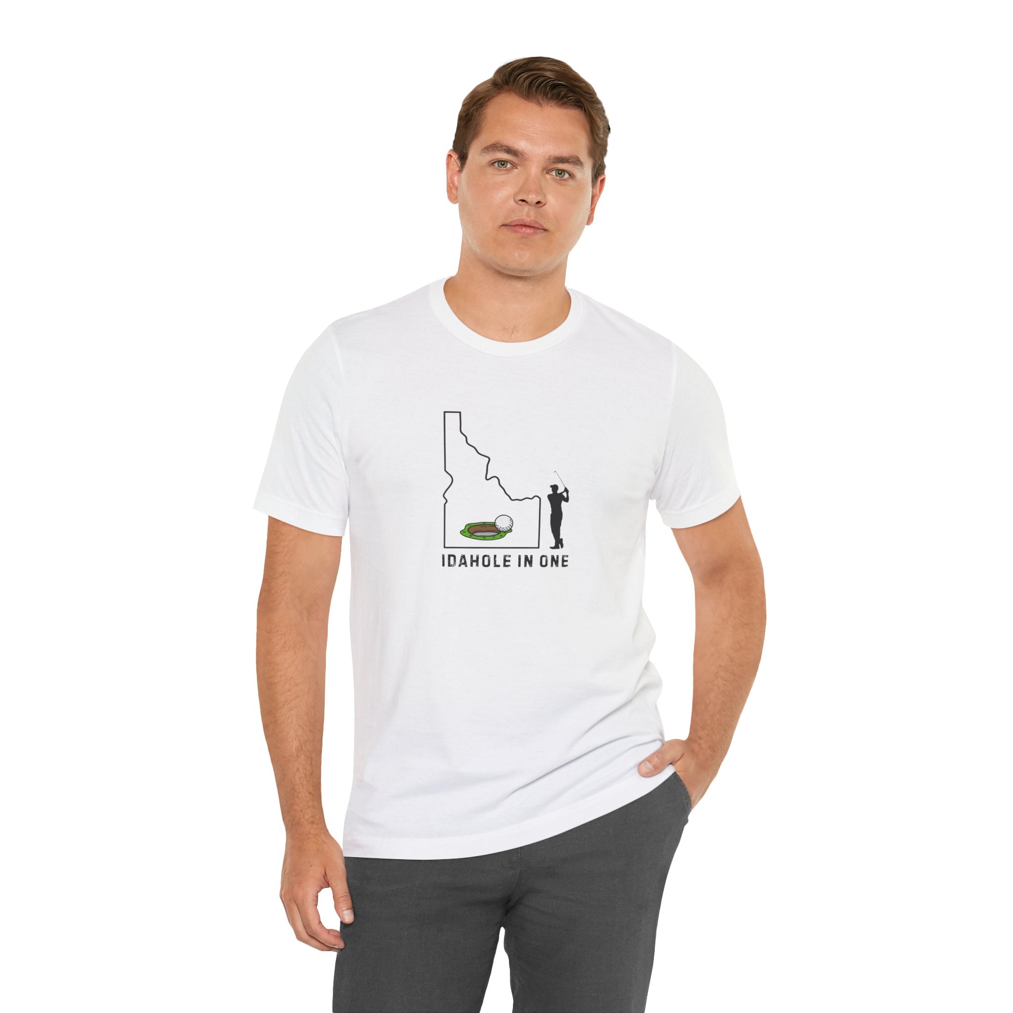 Idahole In One Men's Golf T-Shirt