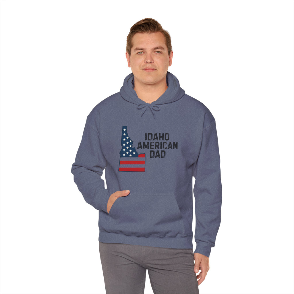 Idaho American Dad Hoodie No Sleeve Logo