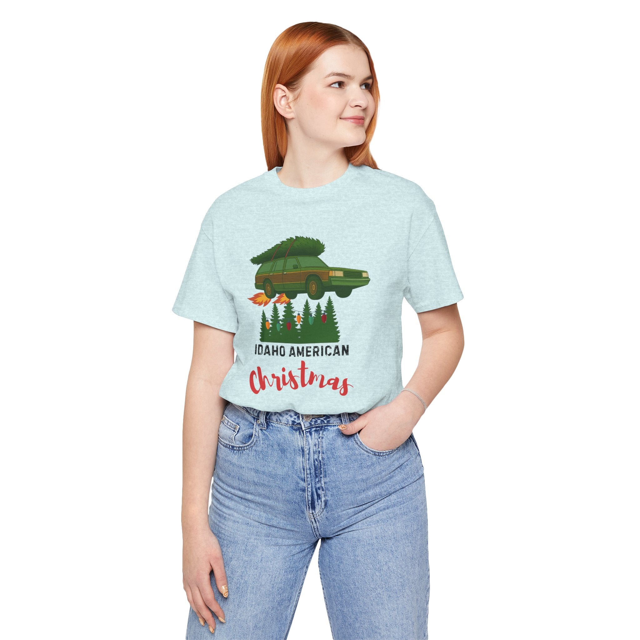 Idaho American Christmas Holiday T-Shirt