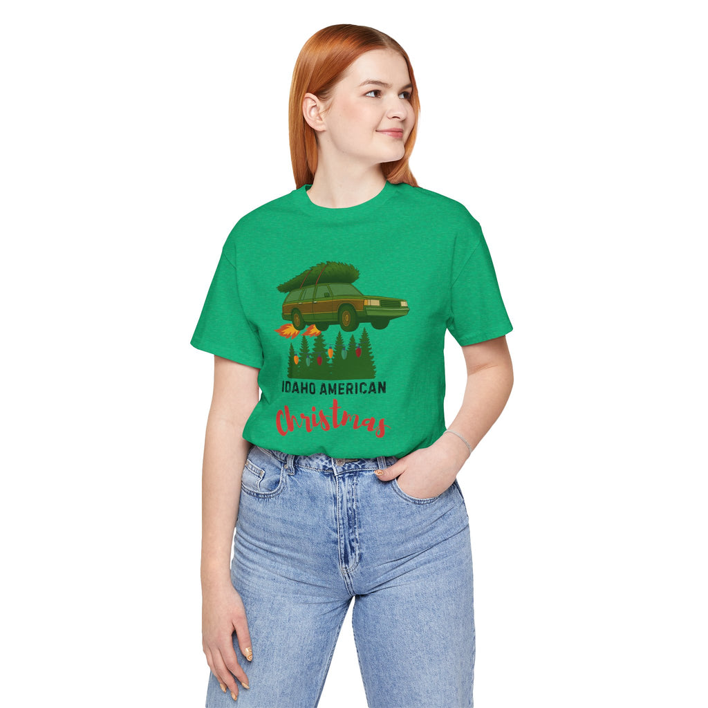Idaho American Christmas Holiday T-Shirt
