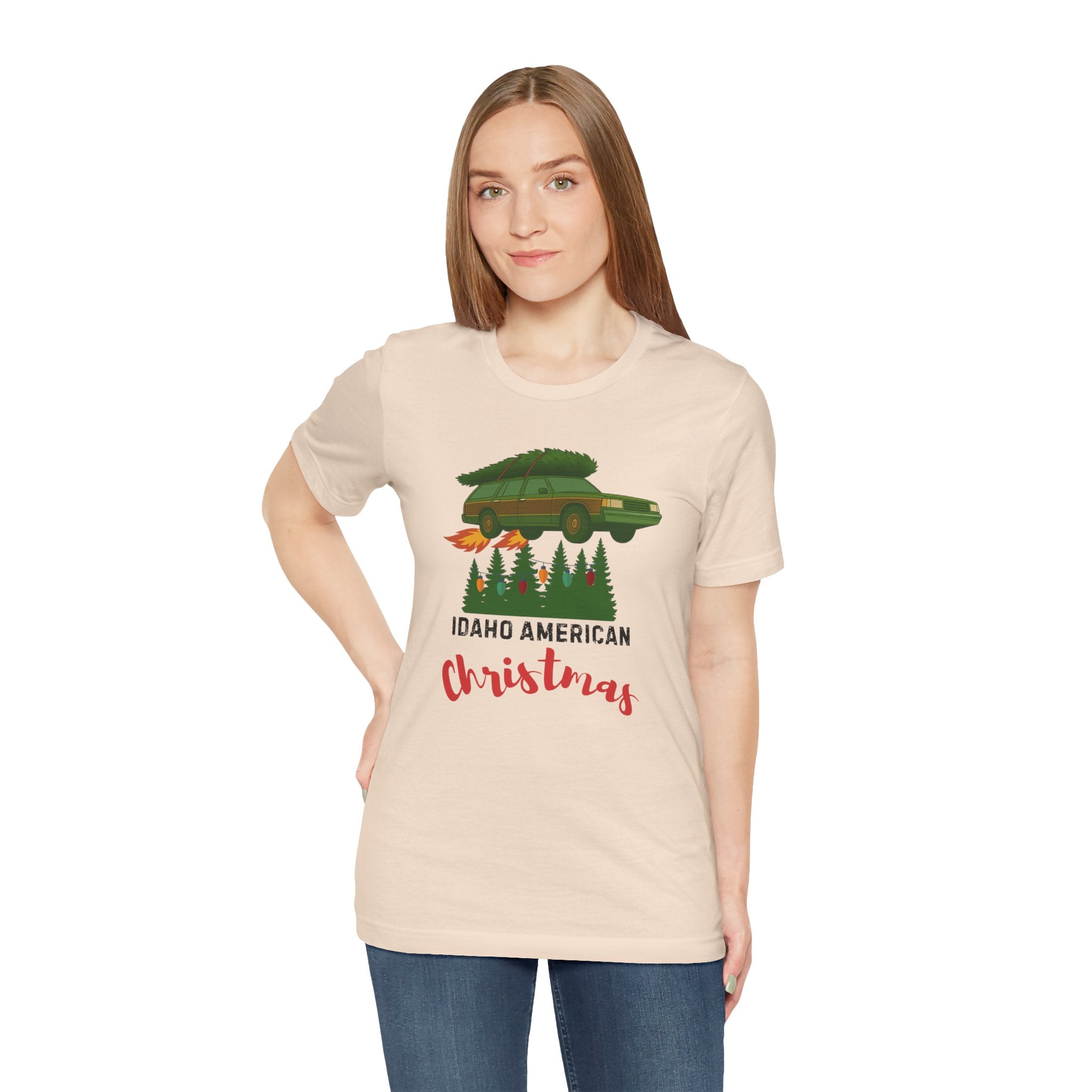 Idaho American Christmas Holiday T-Shirt