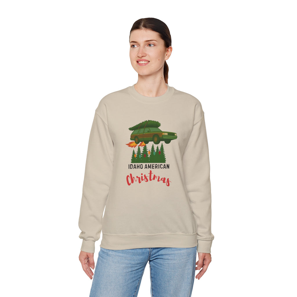 "Idaho American Christmas Holiday Vacation" Sweatshirt