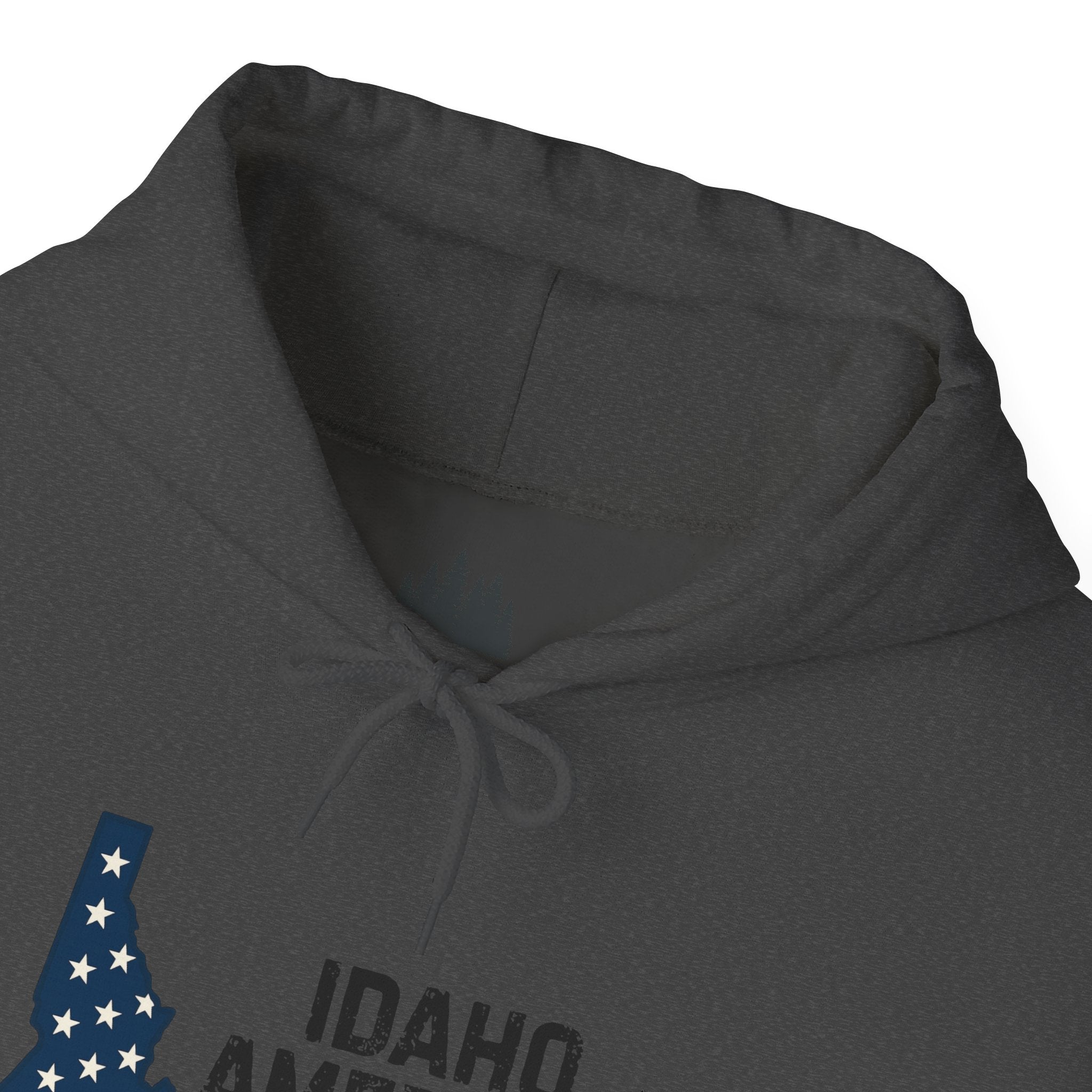 Idaho American Dad Hoodie No Sleeve Logo