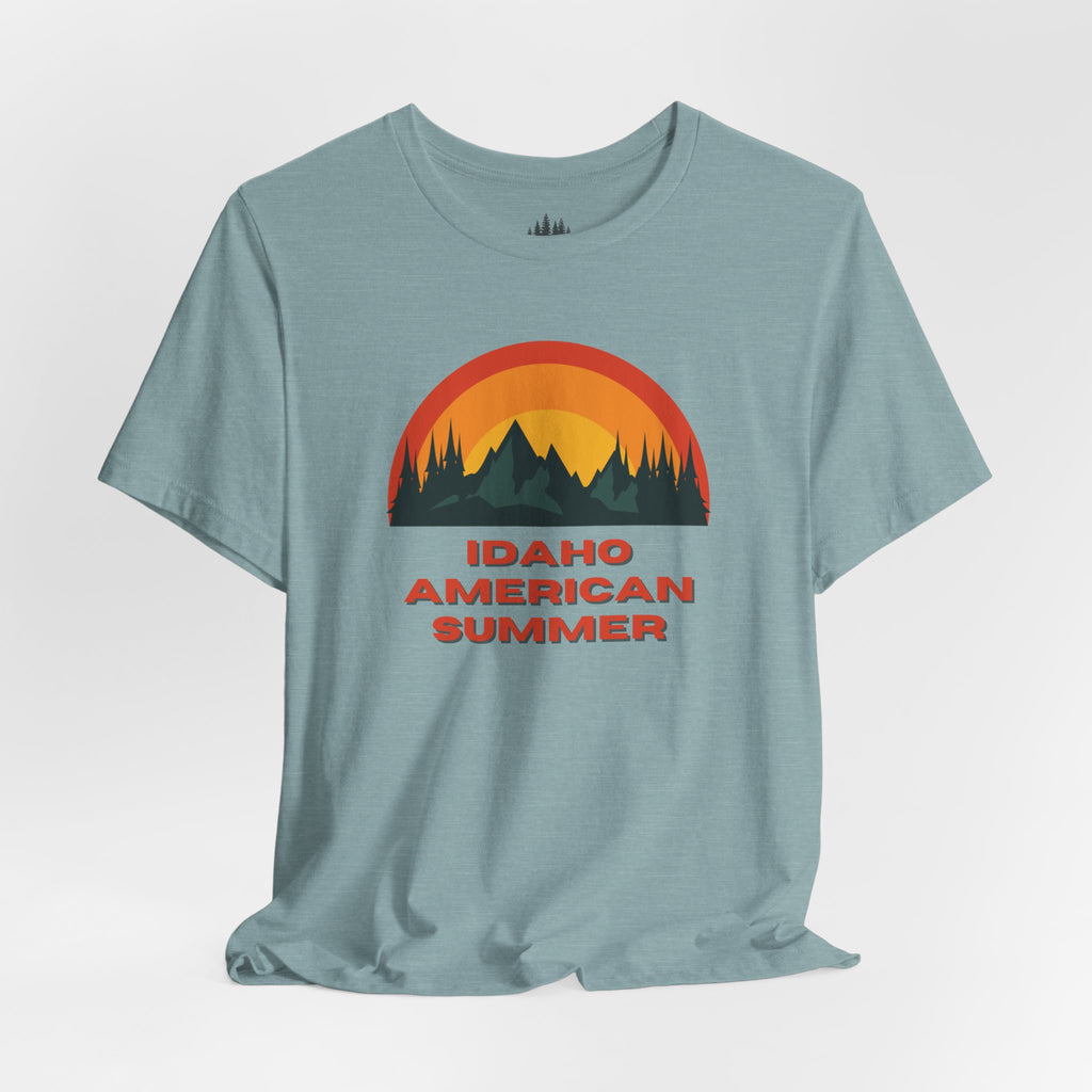 Idaho American Summer Retro T-Shirt